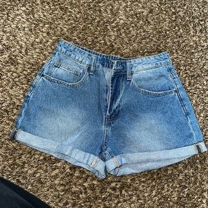 Empyre Light Blue Jean Shorts